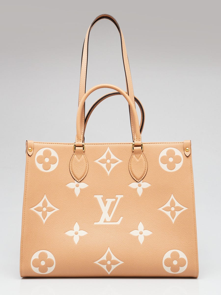 Louis Vuitton Bi-Color Beige/Arizona Monogram Empreinte Leather