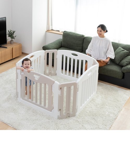 日本育児 キッズランド 2WAY ショコラ ベビーサークル・ベビーゲート