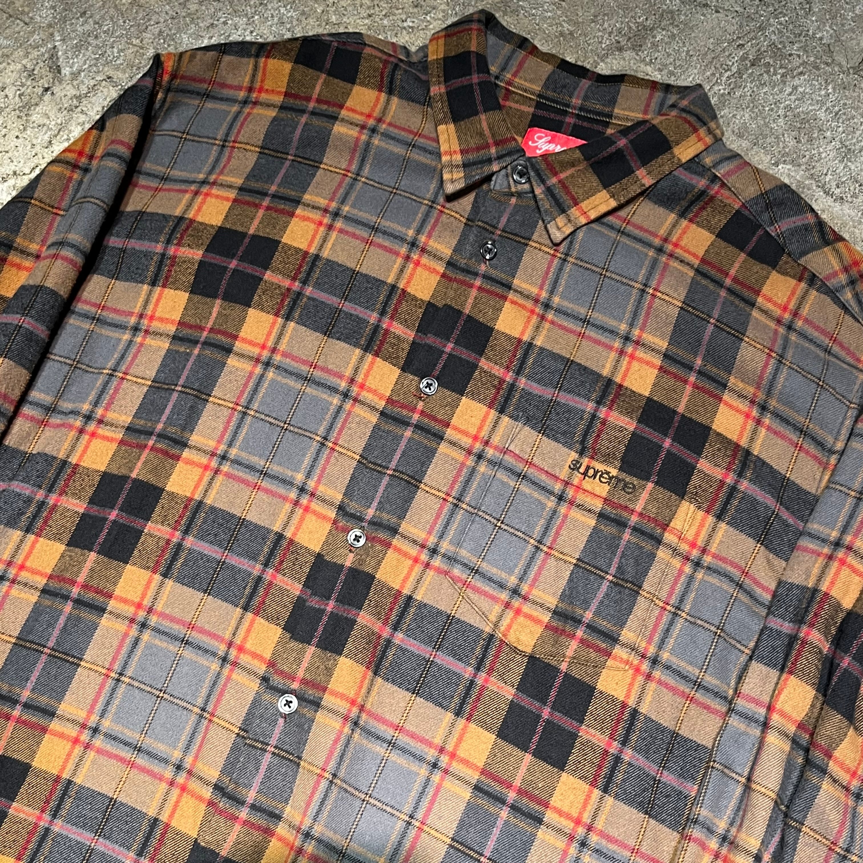 Supreme supreme ネルシャツXL チェック柄ネルシャツ XL