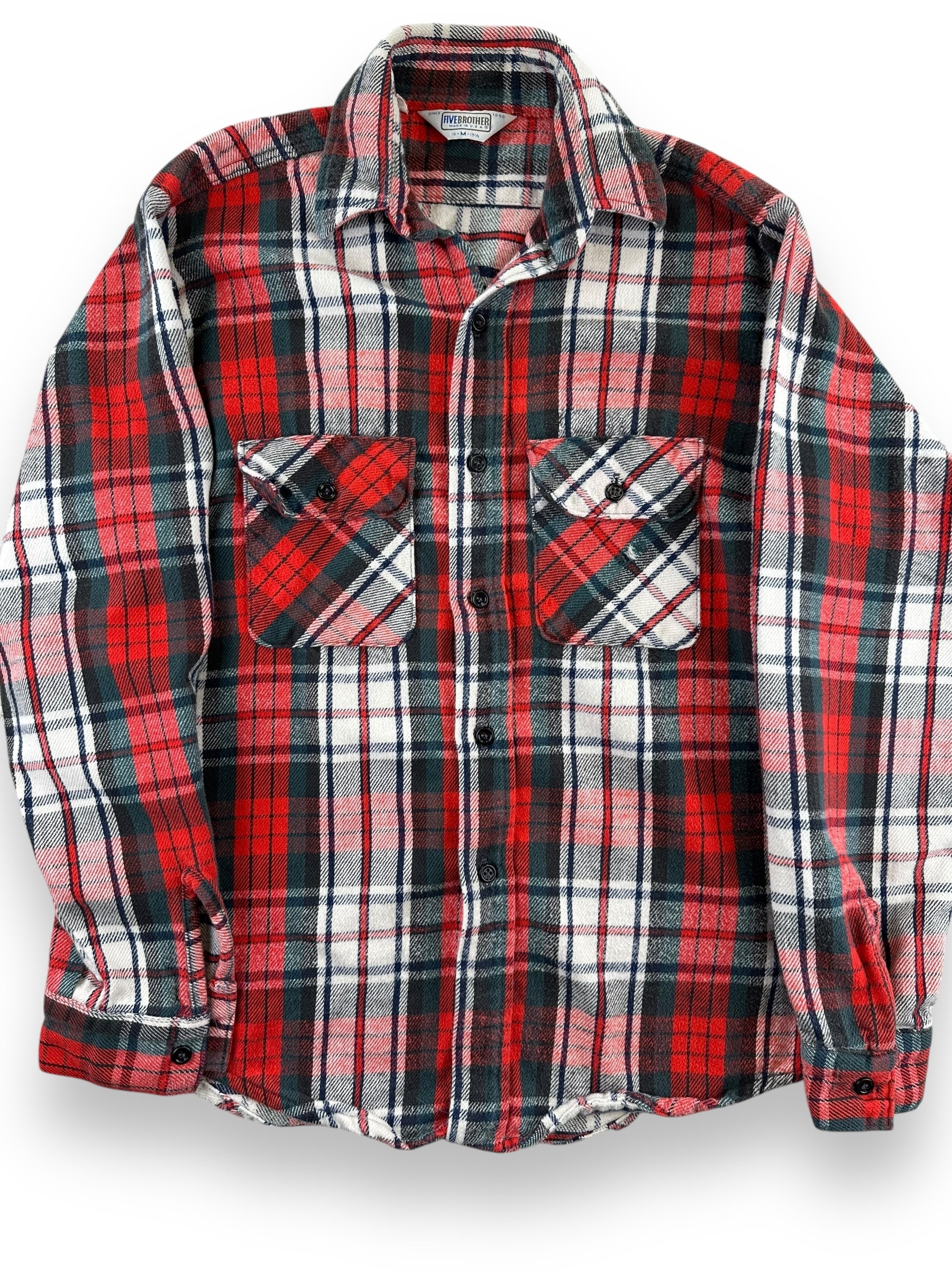 Vintage Five Brothers Cotton Flannel SZ M – The Barn Owl Vintage Goods