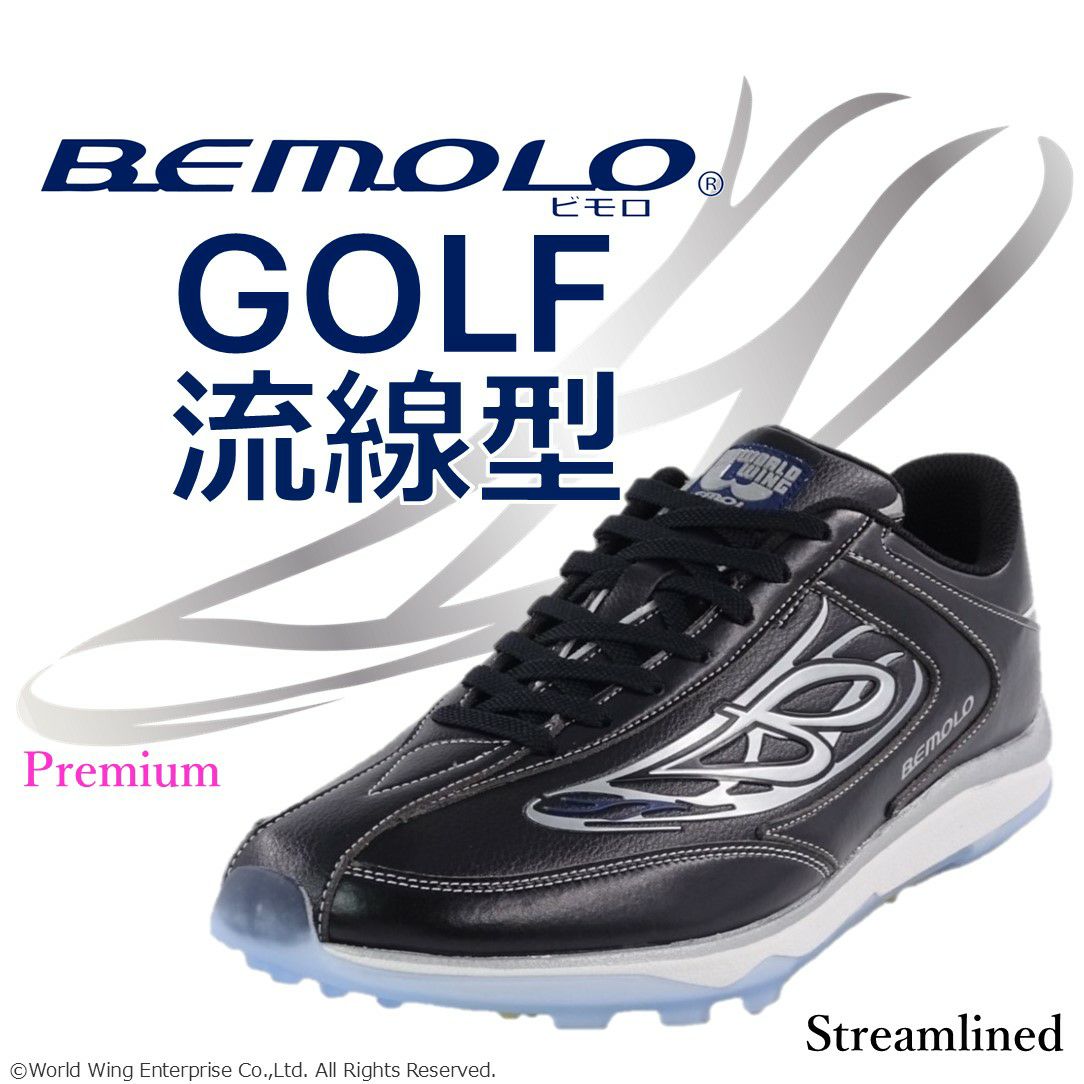 ビモロ ゴルフ/BeMoLo GOLF流線型【ブラック】#BG0001B | BeMoLo Shop
