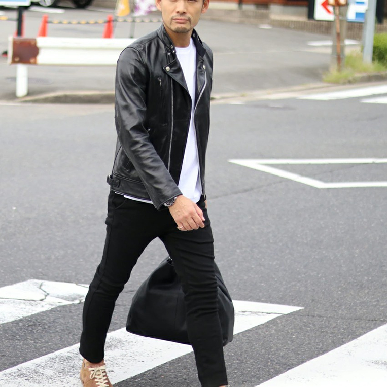 Schott/ショット】ダブルブレストライダースのサイズ感、着用レビュー