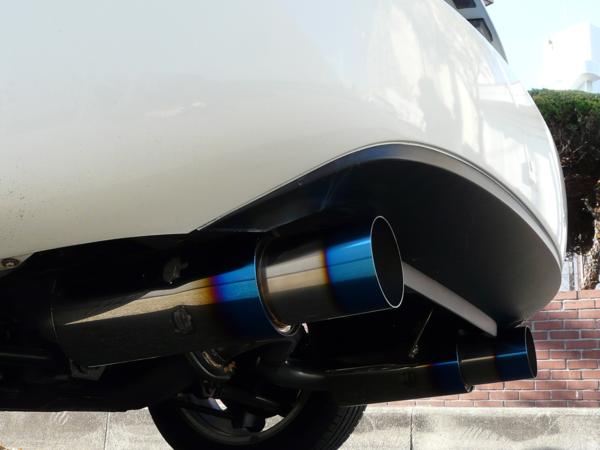 NCEC ロードスター オールステンマフラー 砲弾 チタン 発色 左右出し