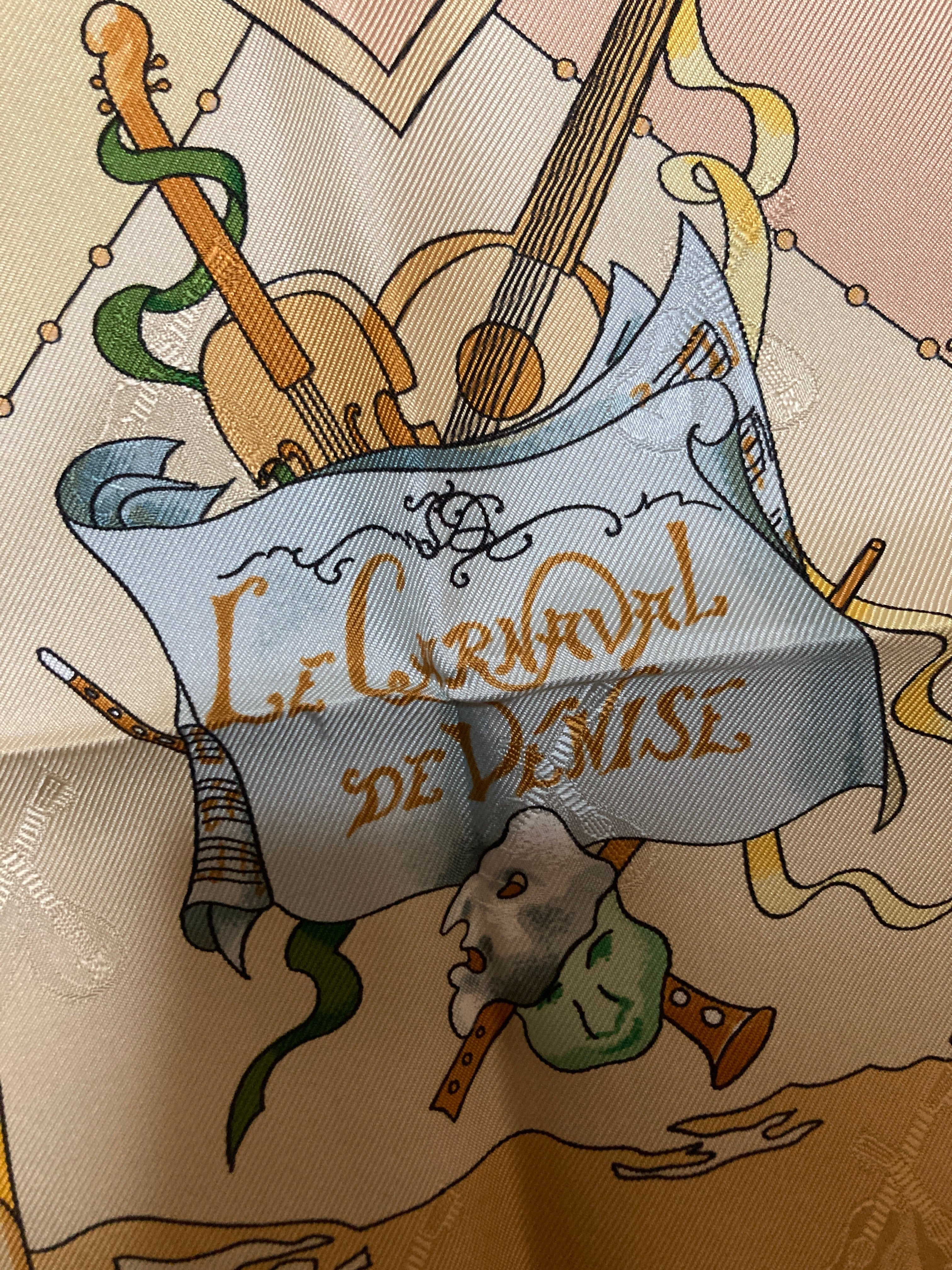 エルメス カレ90 スカーフ LE CARNAVAL DE VENISE（ベニスのカーニバル）