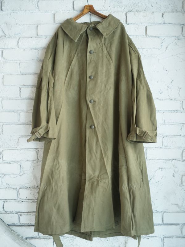 DEADSTOCK 50's FRENCH ARMY MOTORCYCLE COAT デッドストック 50年代