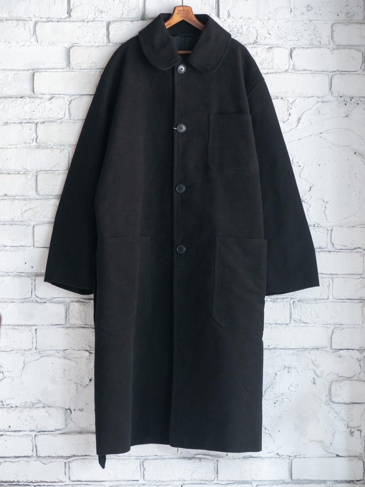 COMOLI コモリ モールスキンミリタリーコート (C03-04012)