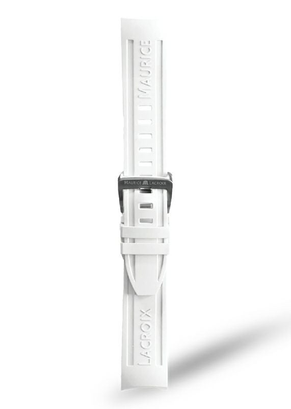 MAURICE LACROIX White Rubber Strap モーリス・ラクロア ホワイト