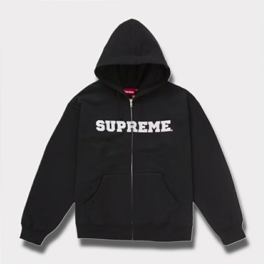 Supreme シュプリーム 2025AW Collegiate Applique Zip Up Hooded
