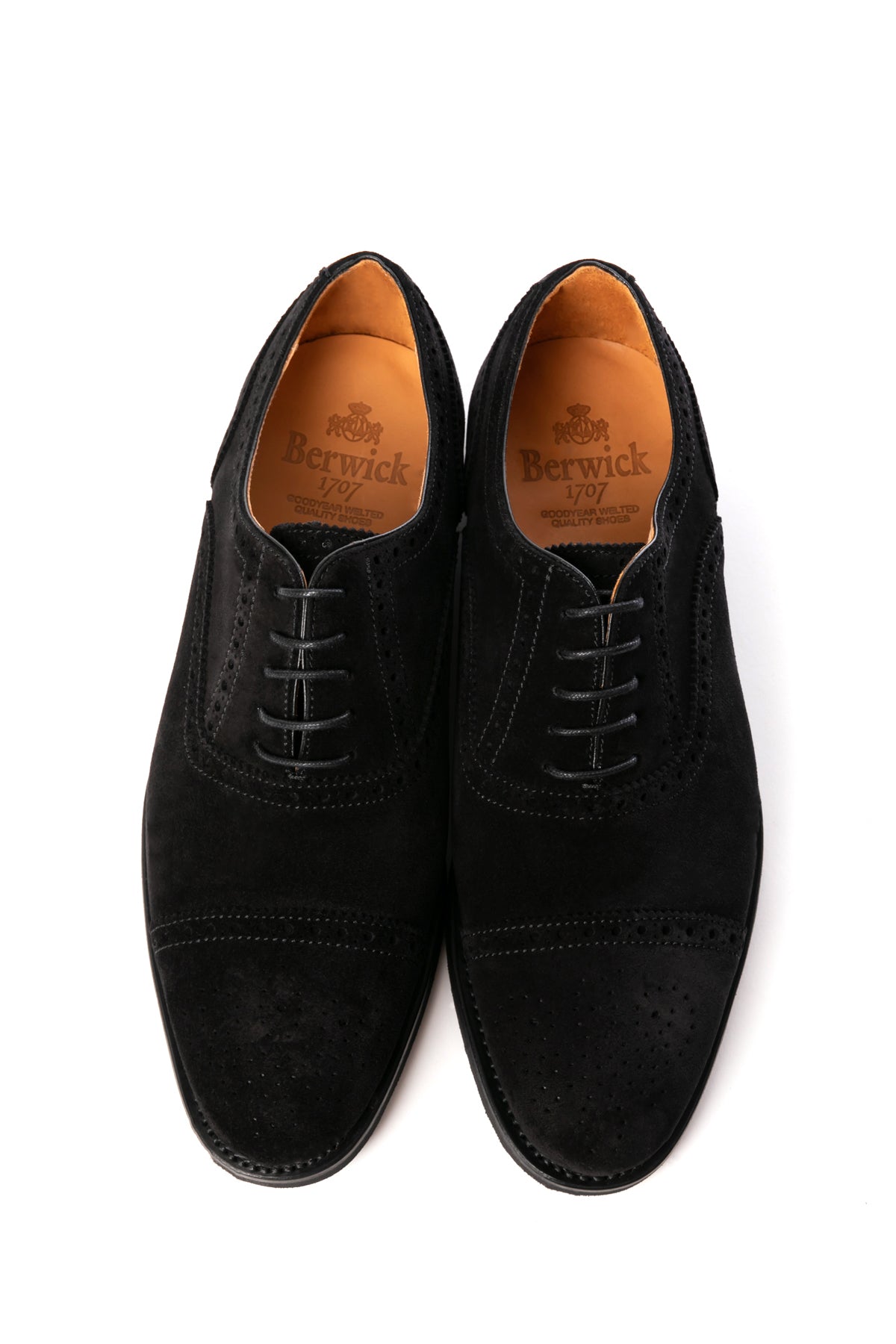 Berwick1707 | セミブローグ スエード | 3009REVIBK – バーウィック