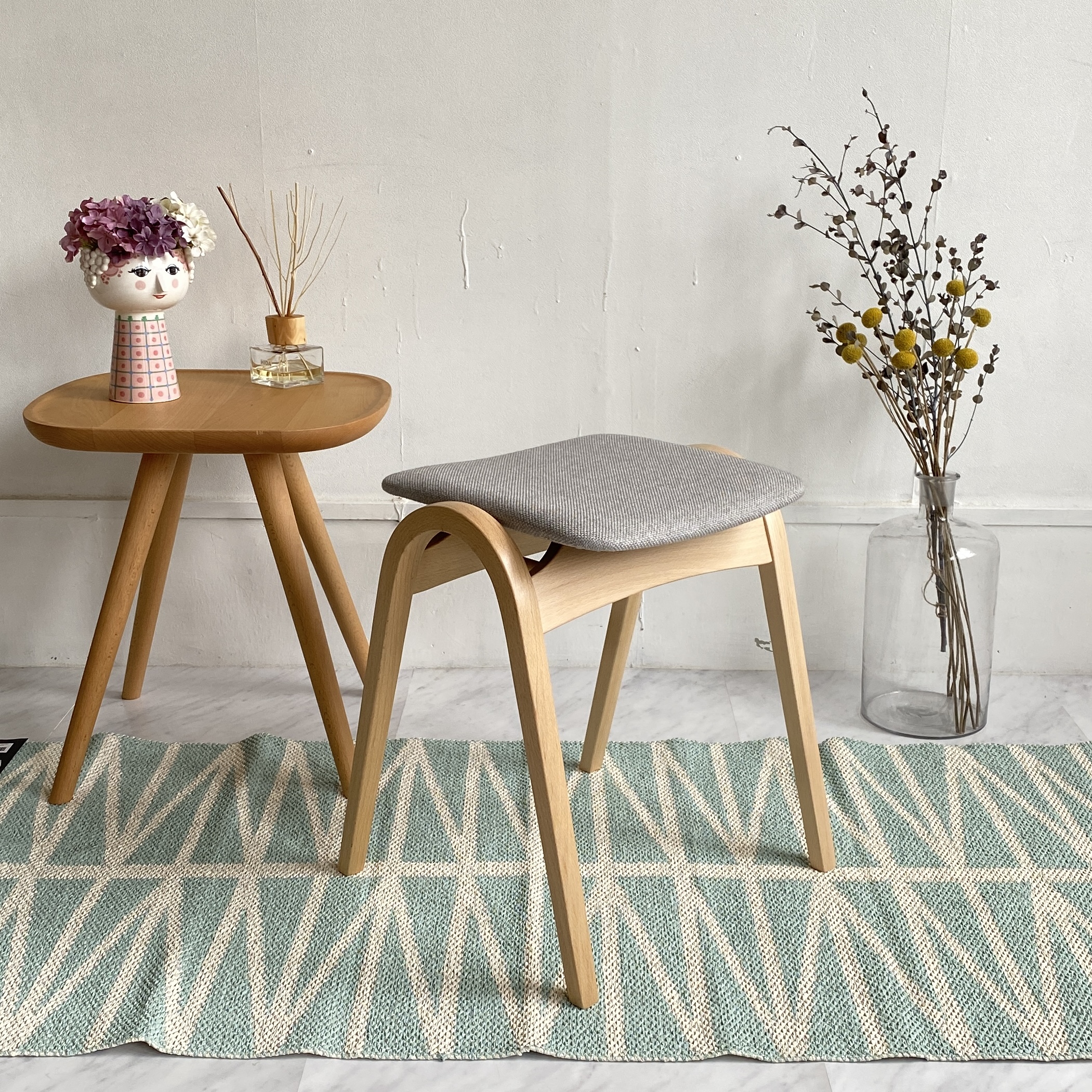 剣持勇 秋田木工 スツール スタッキングスツール NO.202 ブナ材