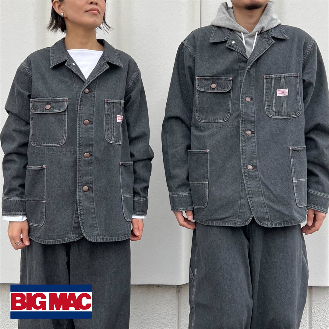ビッグ マック BIG MAC/BIG-195 /【別注】カバーオール/ブラックデニム