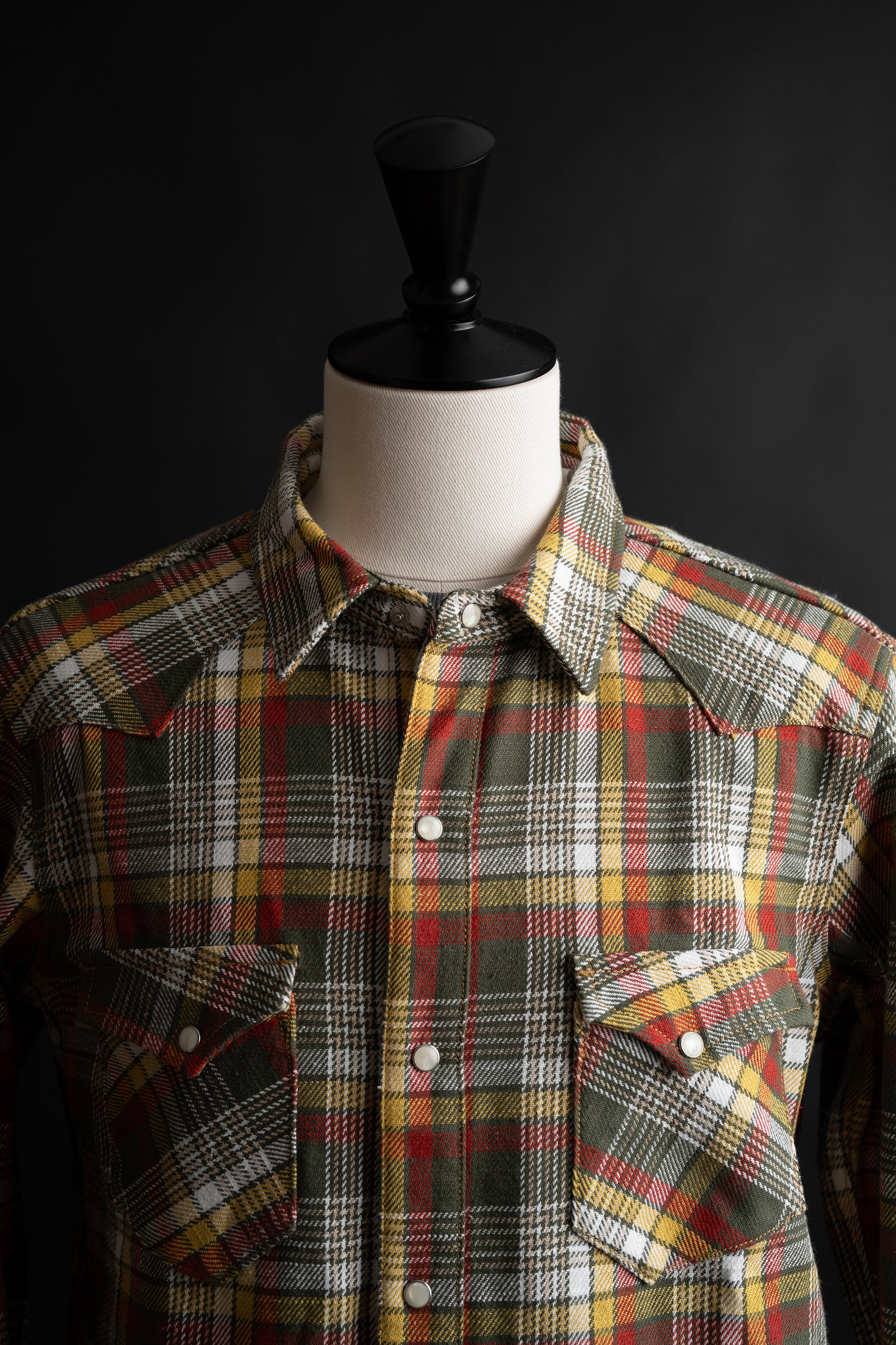 MS006WE (56) HEAVY COTTON FLANNEL WESTERN SHIRT – BIG JOHN【公式