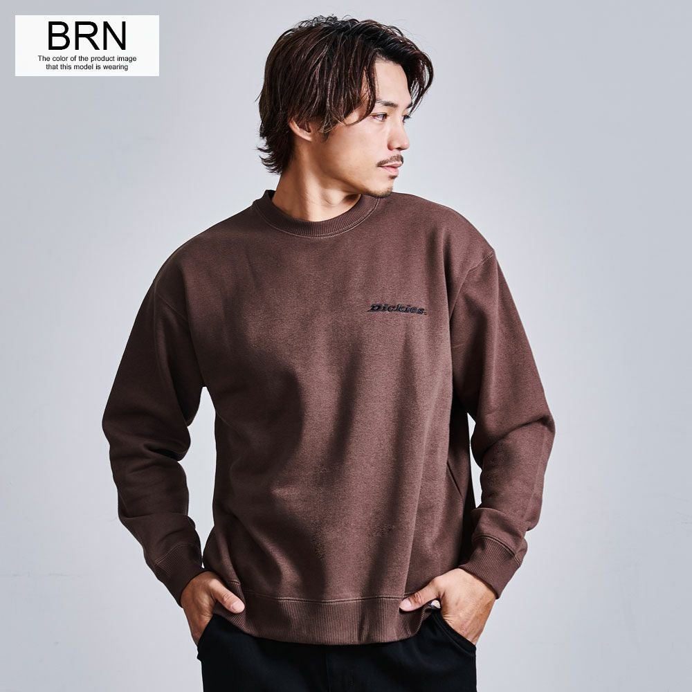 Dickies(ディッキーズ)裏起毛刺繍プリントクルーネックトレーナー/全4色