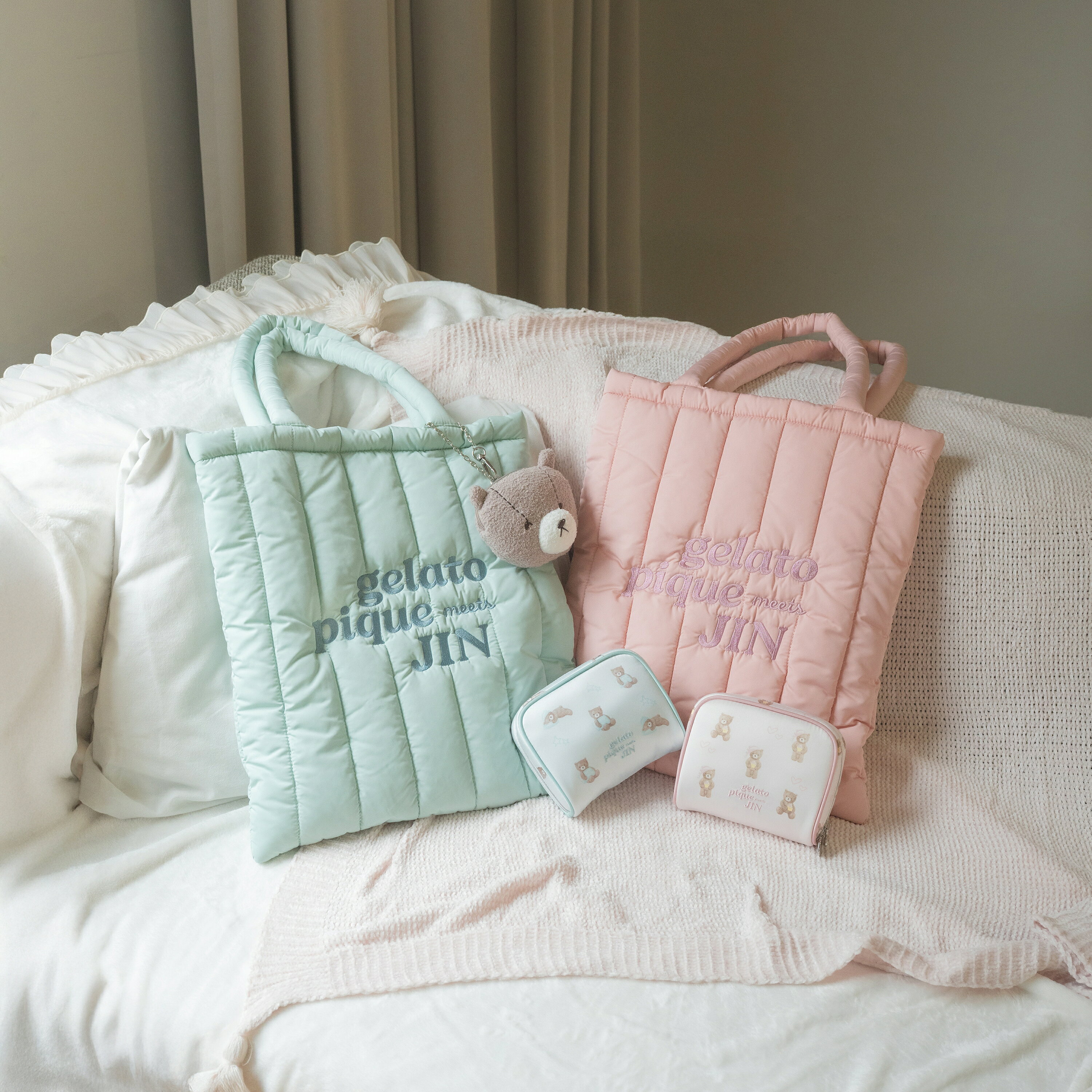 BTS・JIN×ジェラピケ♡ 手描きのJIN's BEARなどこだわり詰まったコラボ