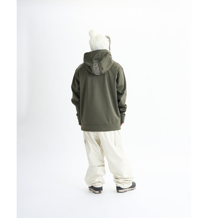 OUTLET】DC Shoes 24 DC SNOW HOODIE