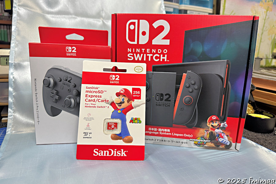 速報!! Nintendo Switch2 開封 - ナマケモノ写真館