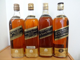Johnnie Walker Black Label 箱とボトルで見るジョニ黒年代比較