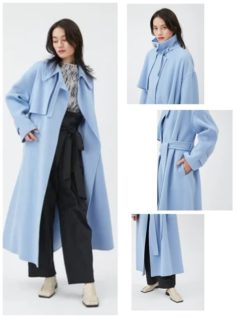 新作！ウールカシミアトレンチリバーコート | FRAY I.D | ショップ