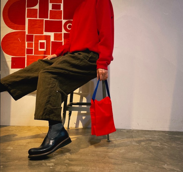 kaval / phoenix pants ”wool linen herringbone”(カヴァルのウール