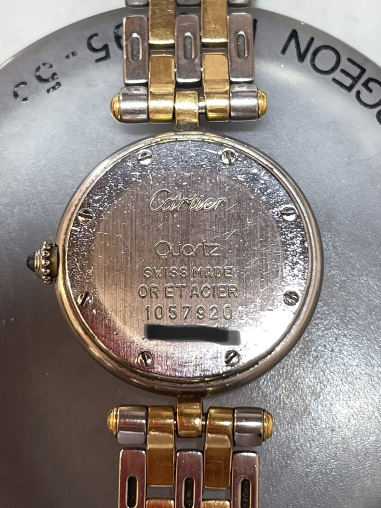 Cartier(カルティエ )パンテール ヴァンドーム SMの電池交換 | BROOCH