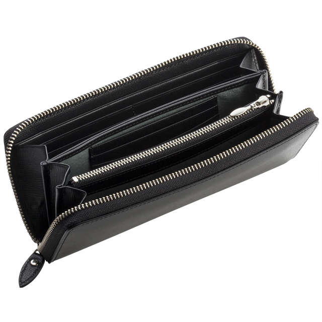 ブレンタボックスカーフ ラウンドジッパー長札財布 No.114