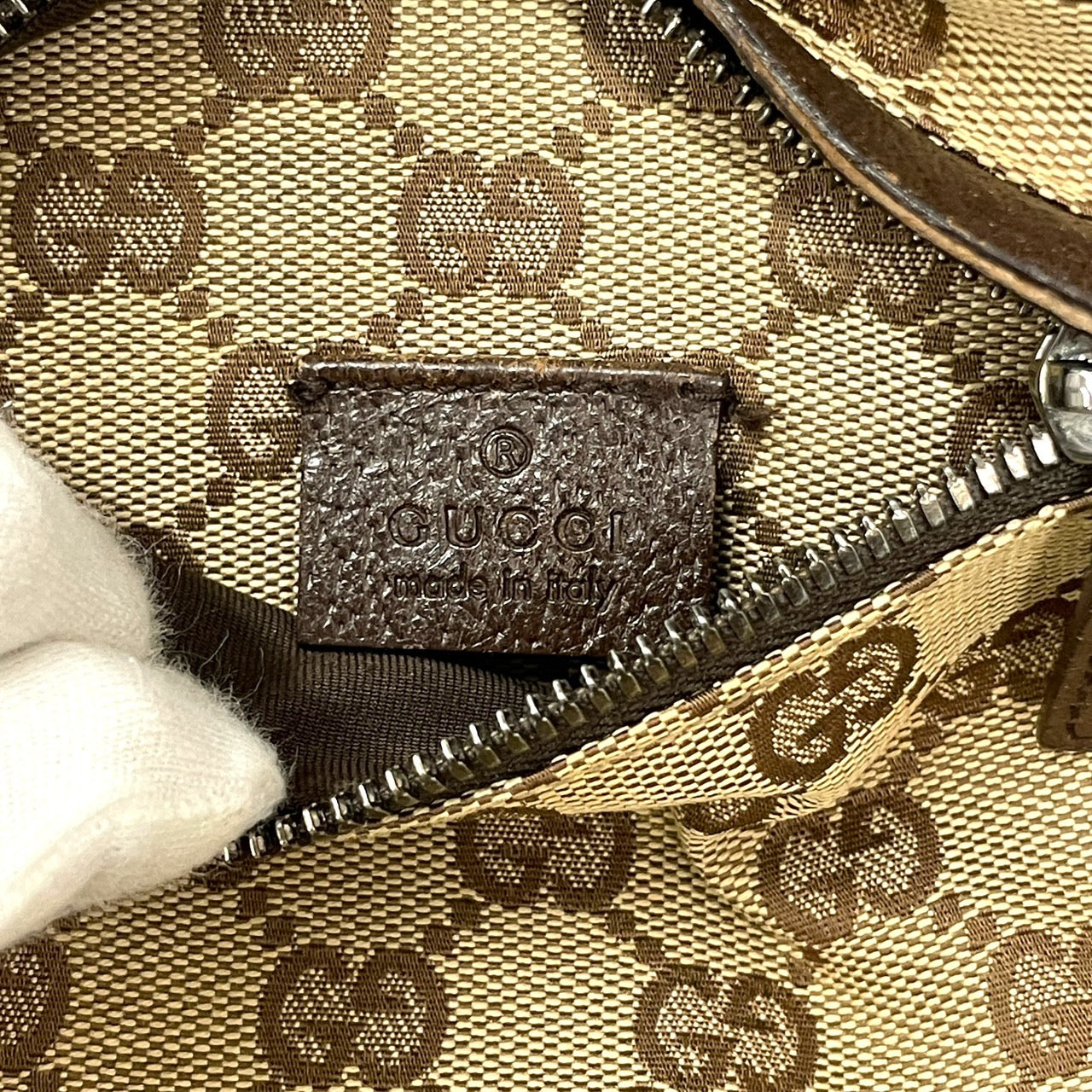 GUCCI】グッチ GGキャンバス 28566 ウエストバッグメンズ ウエスト