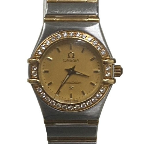 オメガ コンステレーション ダイヤベゼル 6553/865 SS×YG QZ