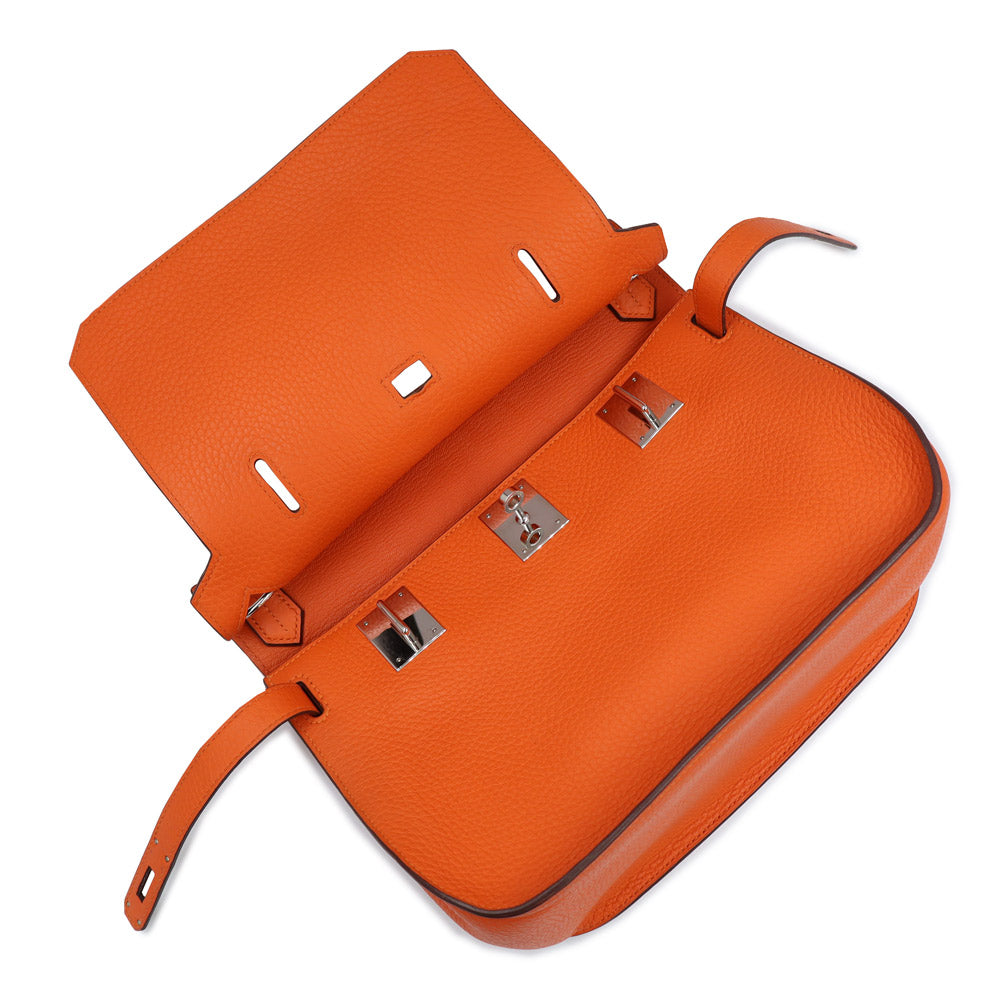 中古】HERMES エルメス ジプシエール 28 トリヨンクレマンス Feu