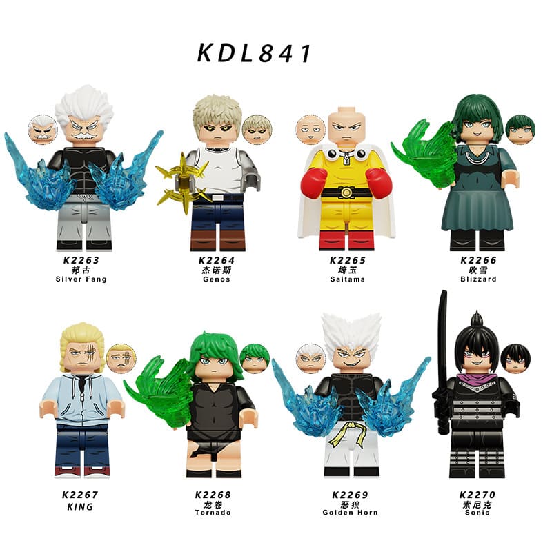 Anime One-Punch Man Silver Fang K2263 Minifigures - Brixtoy