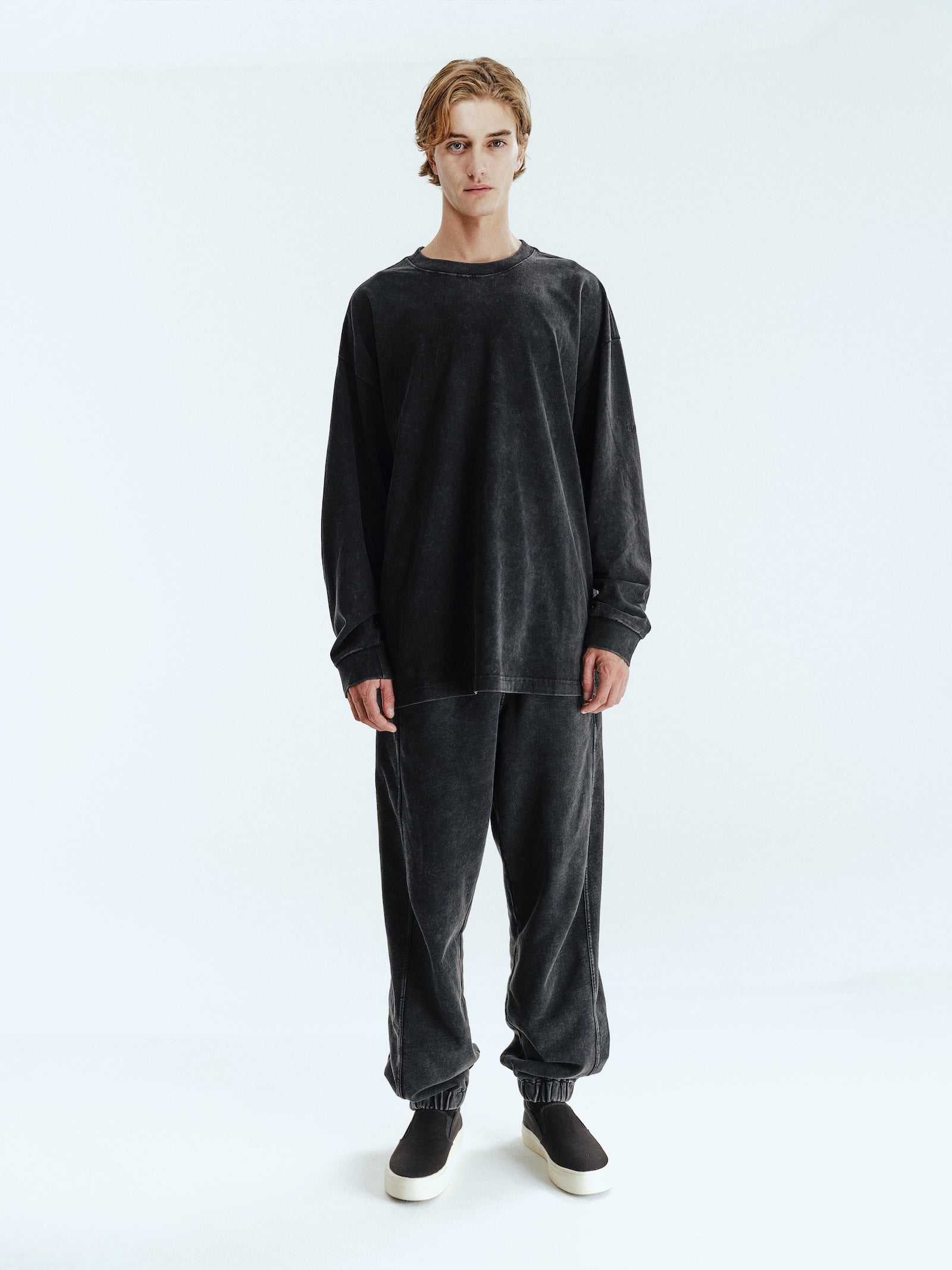 BTMK L/S TEE washed W0156