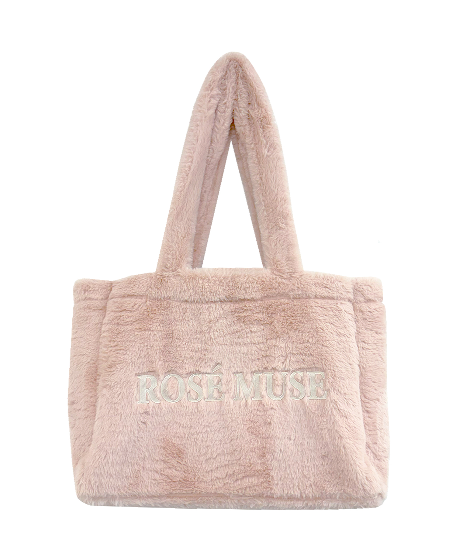 logo emb fur big tote – BUNNY APARTMENT