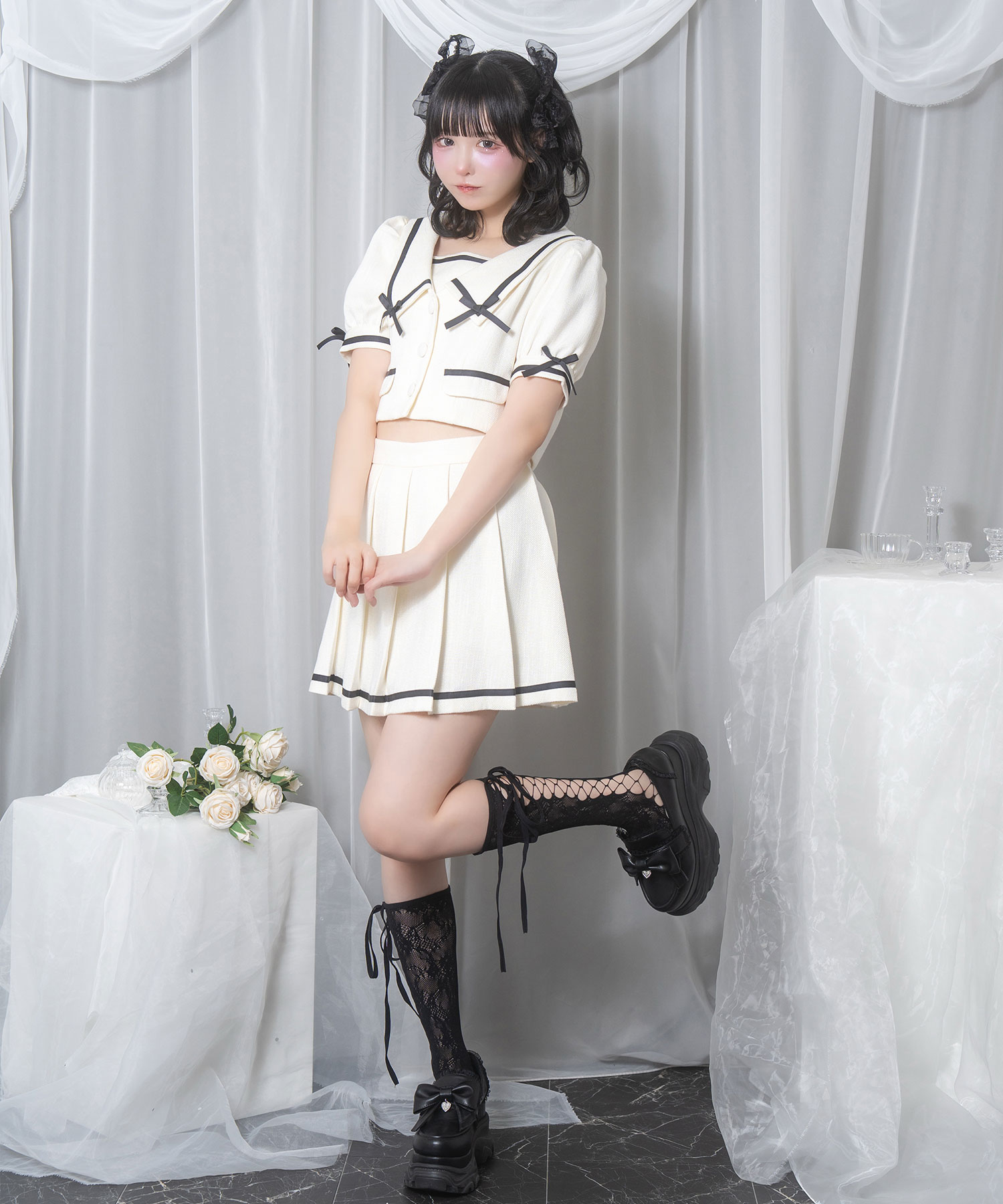 ポイントリボンセーラーセットアップ – BUNNY APARTMENT