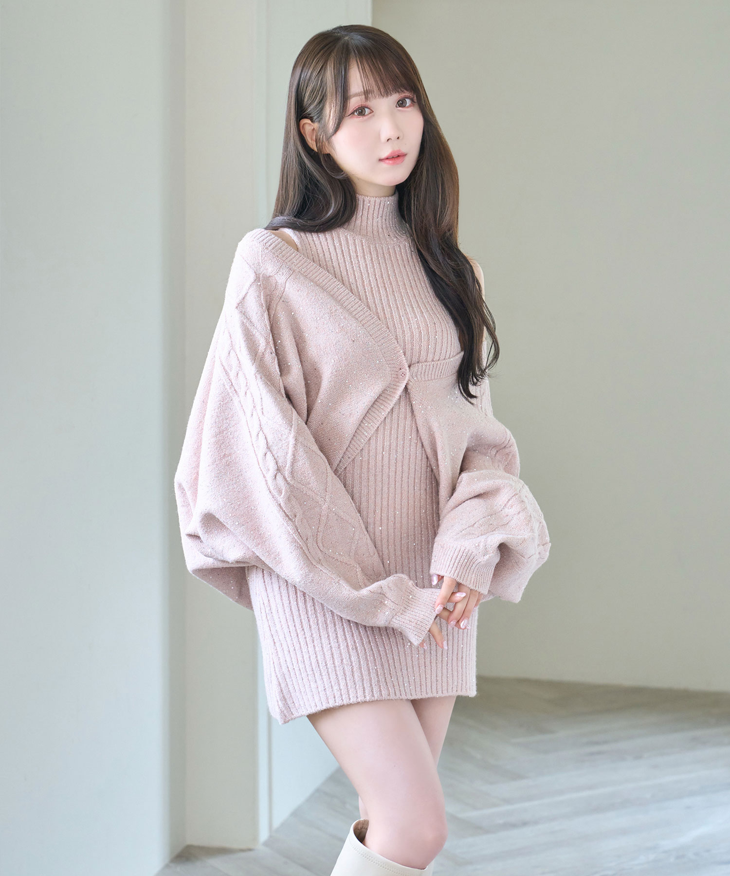 Glitter knit o/p set – BUNNY APARTMENT