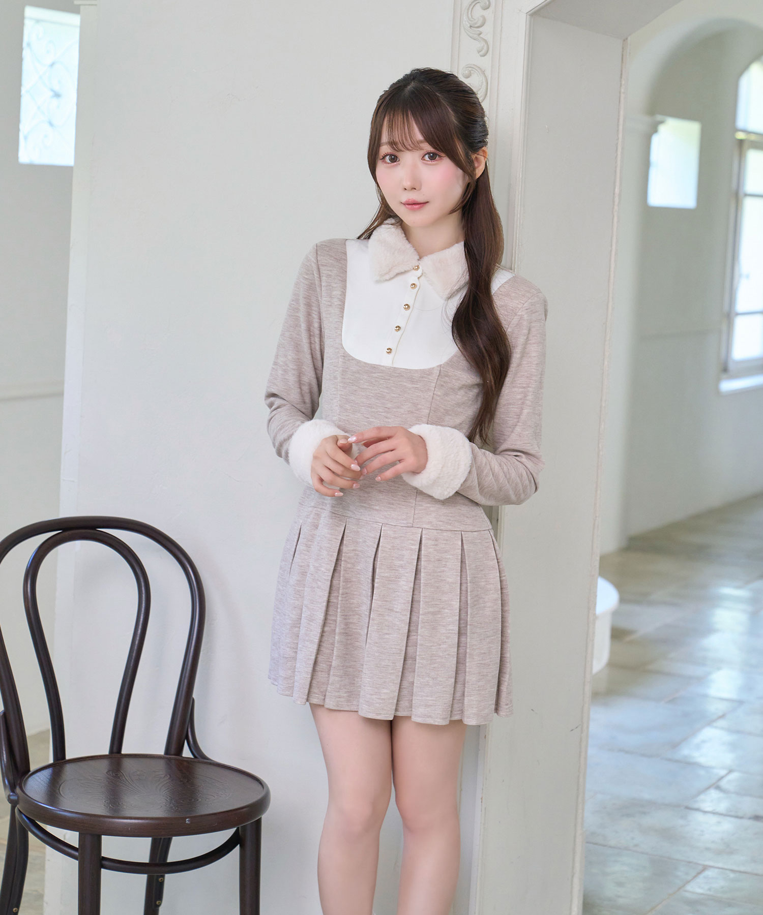 Knit sew pleated op – BUNNY APARTMENT