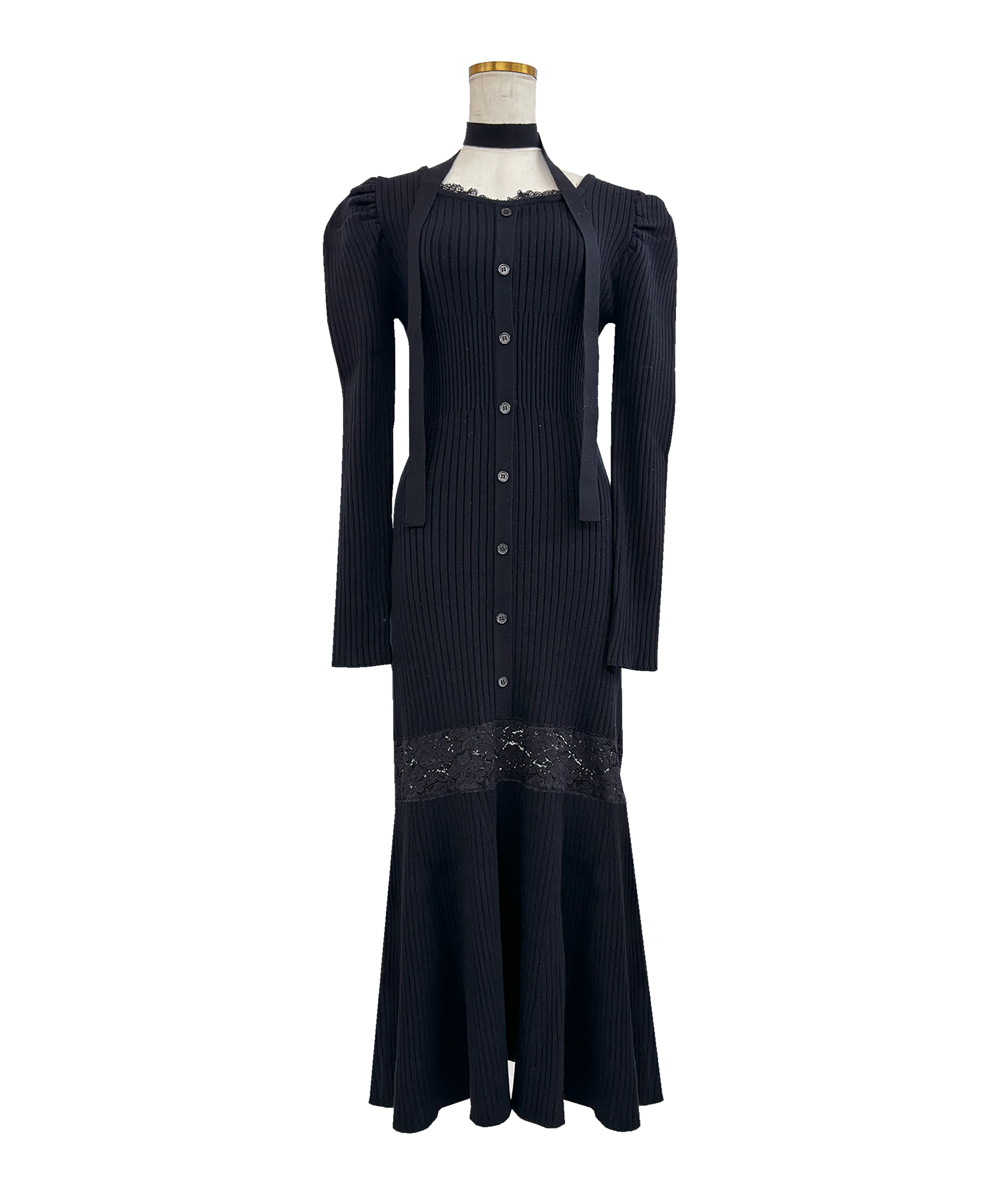 Mermaid lace knit dress – BUNNY APARTMENT