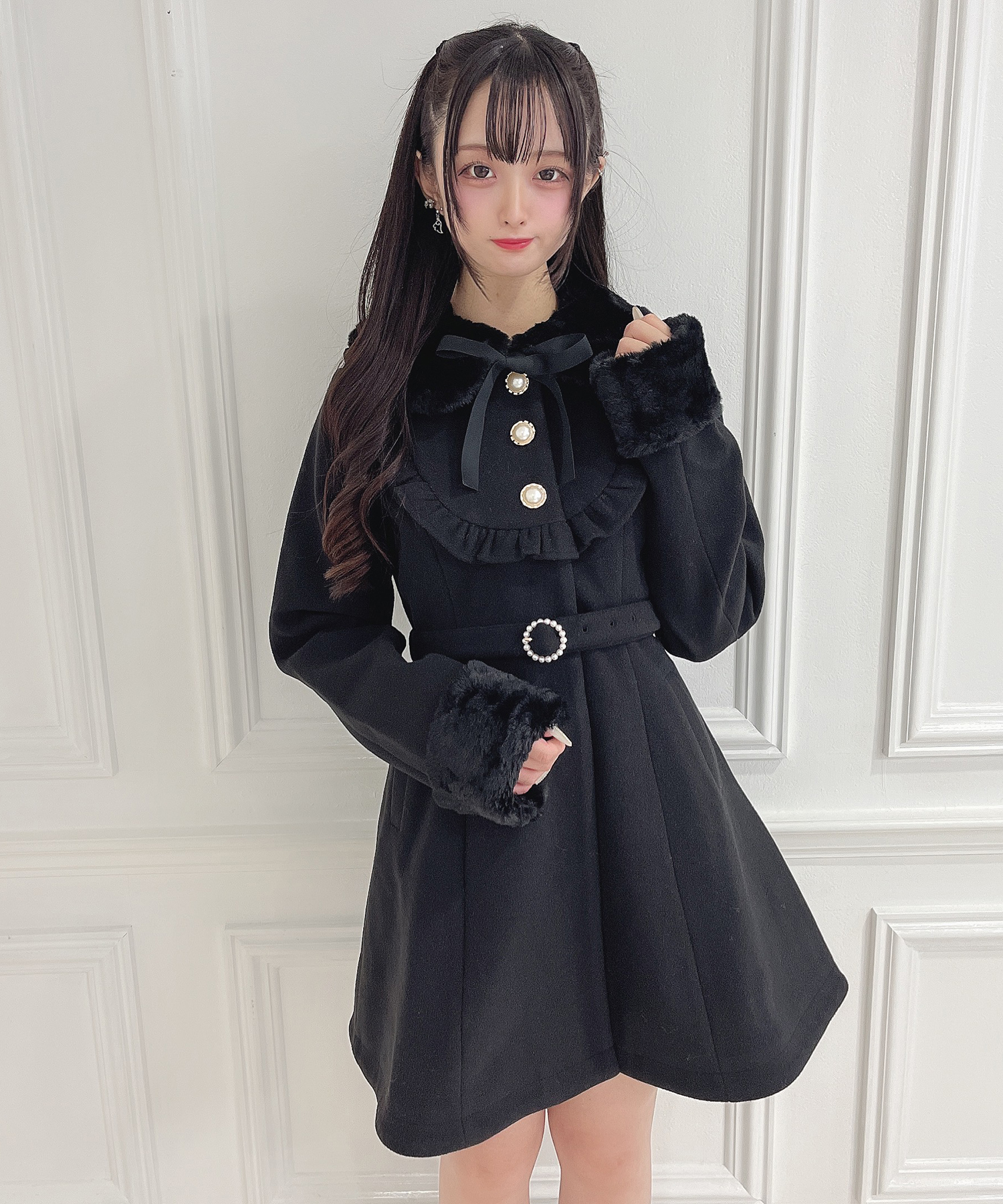 ベルト付きガーリーコート – BUNNY APARTMENT