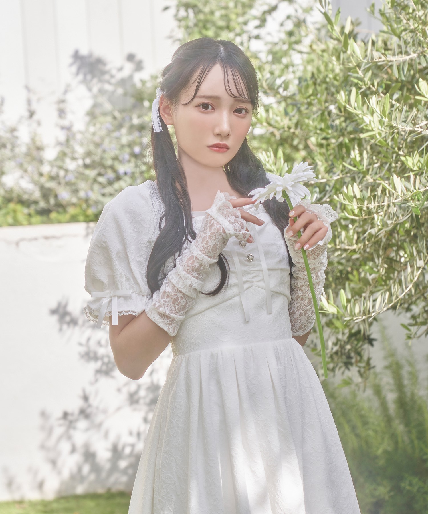 アームカバー付きスクエアネックワンピース – BUNNY APARTMENT