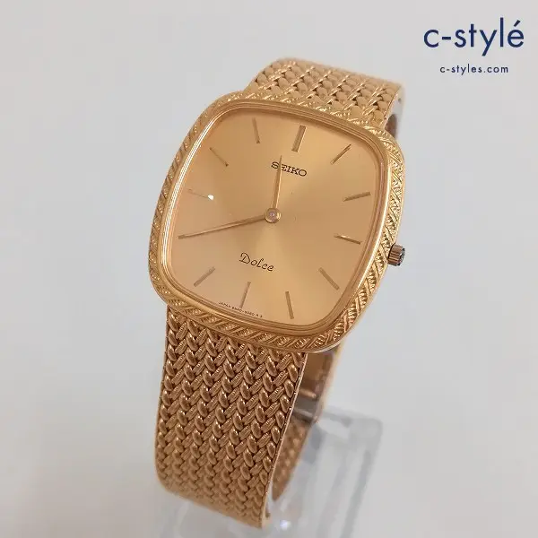 SEIKO セイコー Dolce 腕時計 ゴールド ドルチェ 8N40-5040 クォーツの