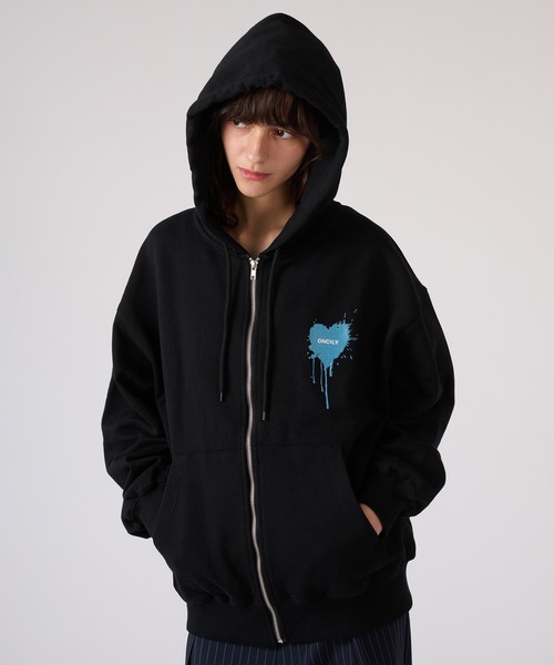 HEART LOGO FULL-ZIP HOODIE / ハートロゴフルジップフーディ