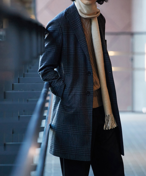 EDIFICE（エディフィス）の「140S ウールカシミア チェスター コート