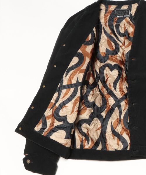 CORDUROY JACKET / ナンバーナイン ハート刺繍 カットオフカラー