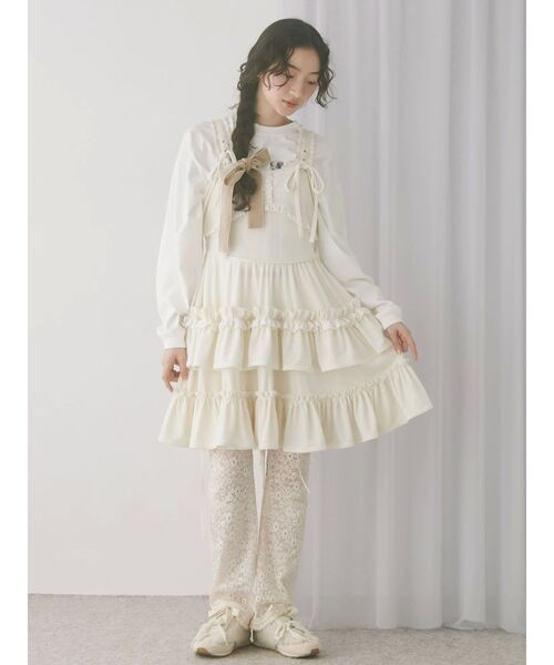 コルセットベロアフレアミニワンピース（ワンピース）｜merry jenny