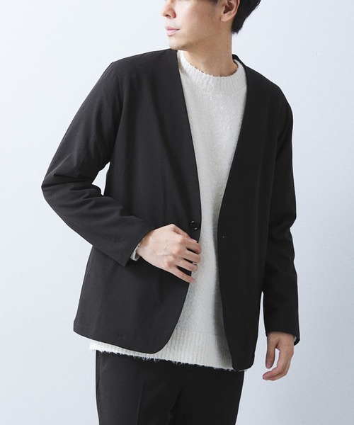 ZOZO限定】ノーカラージャケット（ノーカラージャケット）｜417