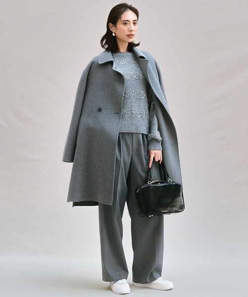 滝沢眞規子さん着用/Oggi掲載】MANTECOPure リバーコート（チェスター