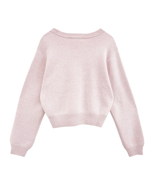 Logo jaquard knit（ニット/セーター）｜Rose Muse（ロゼミューズ）の