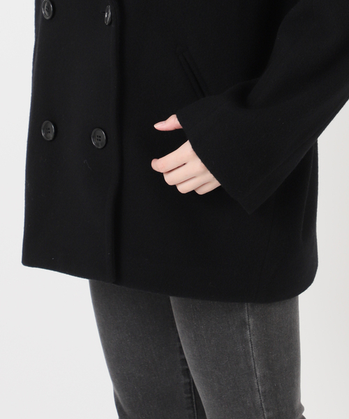 セール】《WEB限定追加》尾州ウールショートPコート（その他アウター