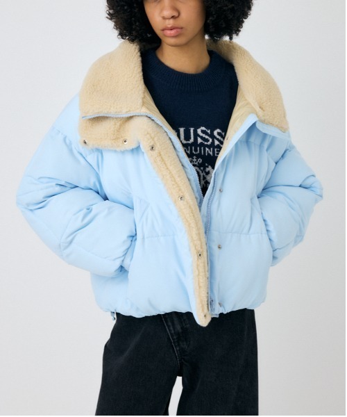 MOUSSY（マウジー）の「STAND COLLAR パッファージャケット（ダウン