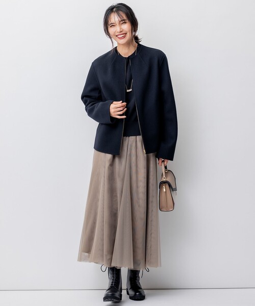 23区（ニジュウサンク）の「ウールリバー ショート ブルゾン（ノー