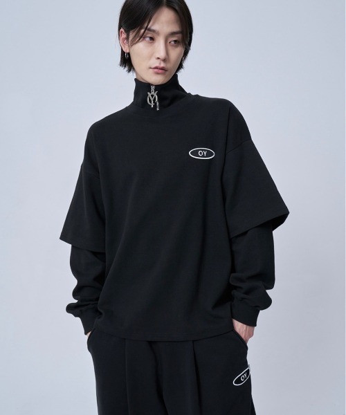 OY（オーワイ）の「【OY/オーワイ】LAYERED ZIPPER POLA LONG SLEEVE