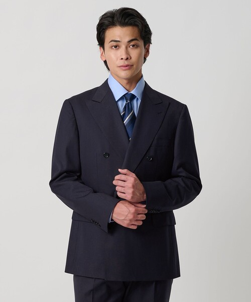 セール】サージ ダブル 6ボタン コンフォートスーツ＜A DAY IN THE